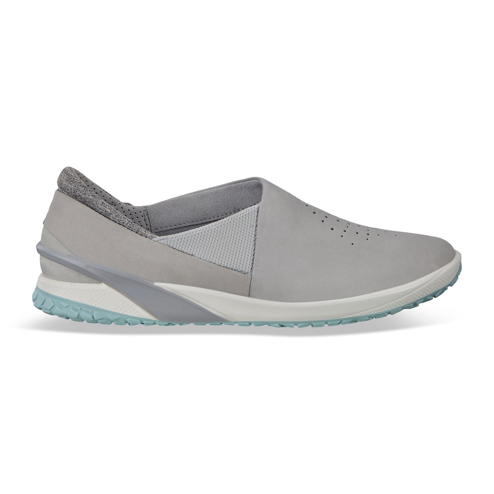 ECCO Womens Slip-On Grey - Biom Life Lea - BGX-869531